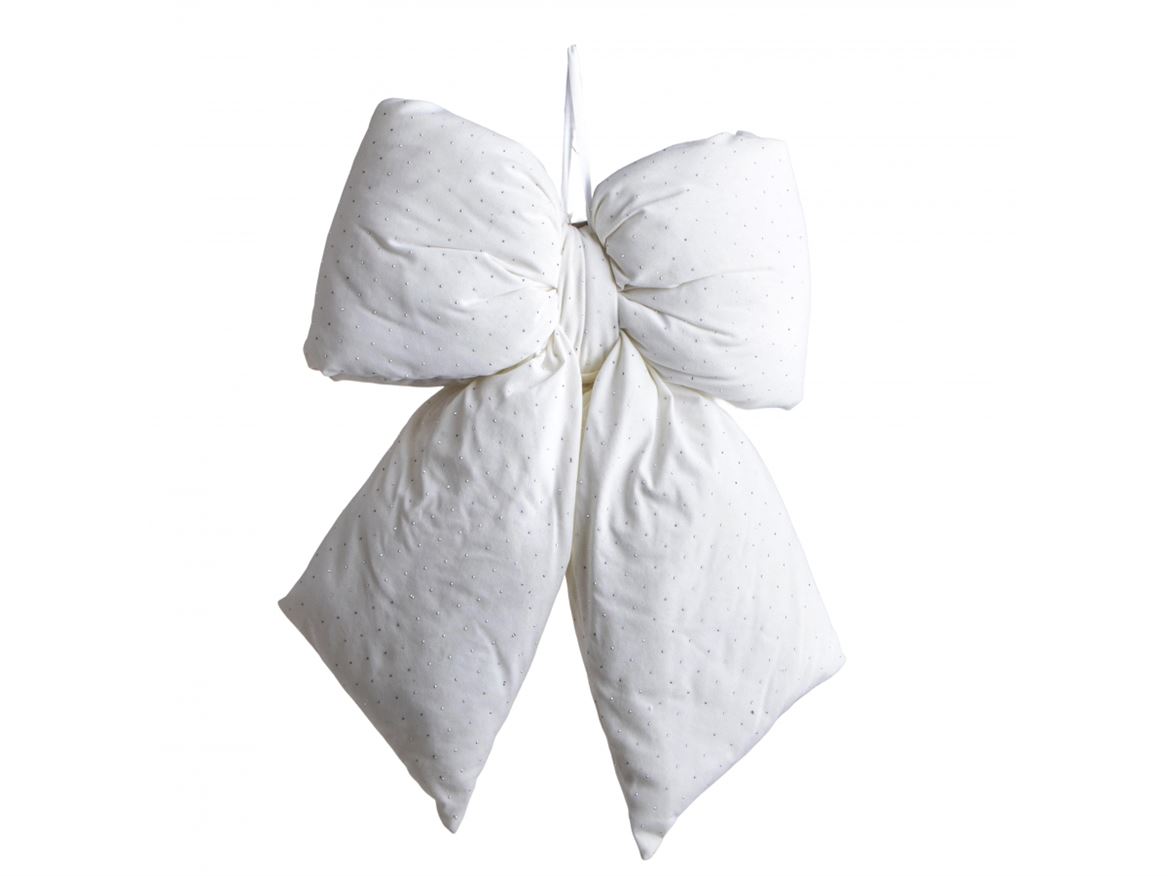 Xmas. Fiocco Natale 50xh.65 Cm - White