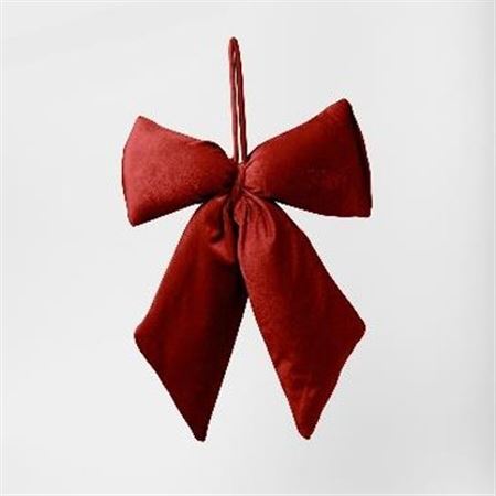 Xmas. Fiocco Velluto Bordeaux 35x60cm