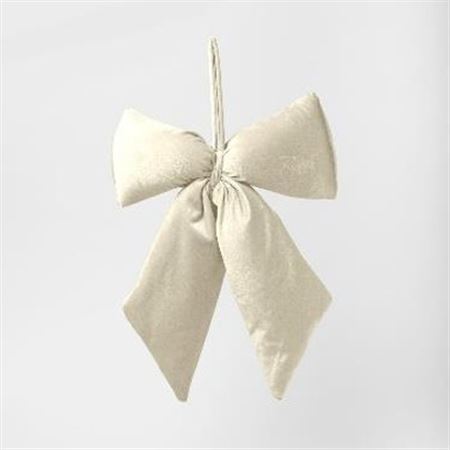 Xmas. Fiocco Velluto Crema 35x60cm
