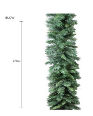 Xmas. Ghirlanda Blow Di 270cm In Pvc