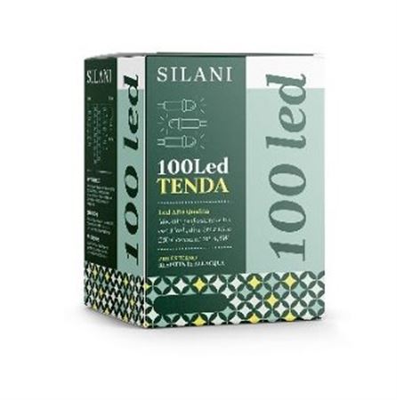 Xmas. Led 100 Stringa 10m Flash Bianco Freddo