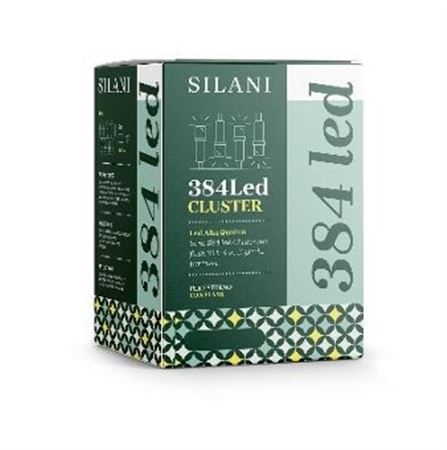 Xmas. Led 384 Cluster Flash Colleg. - Bianco