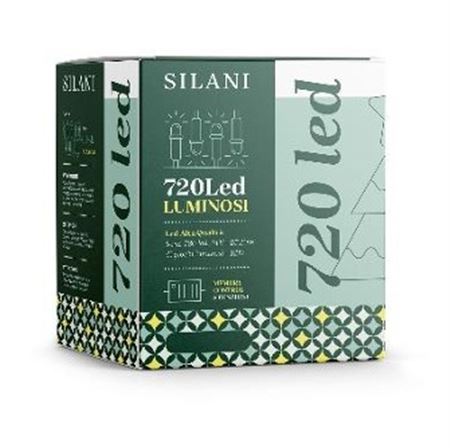 Xmas. Led 720 Da Est. 8funz. Colleg. - Bianco