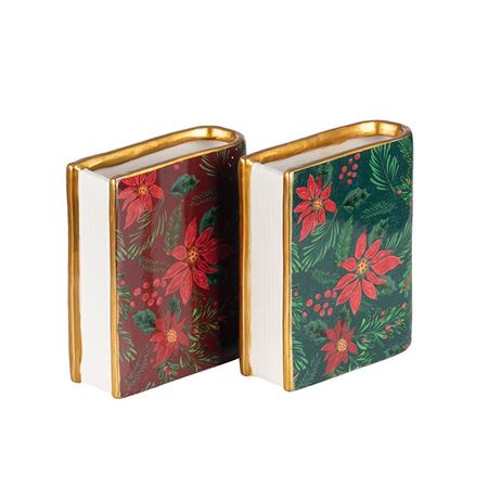 Xmas. Libro Decorativo 2 Mix Col. 15x6h18cm