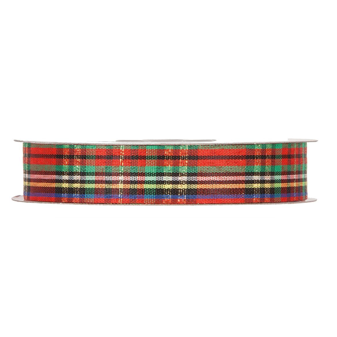 Xmas. Nastri Scozzese Mm25x45mt Red Green