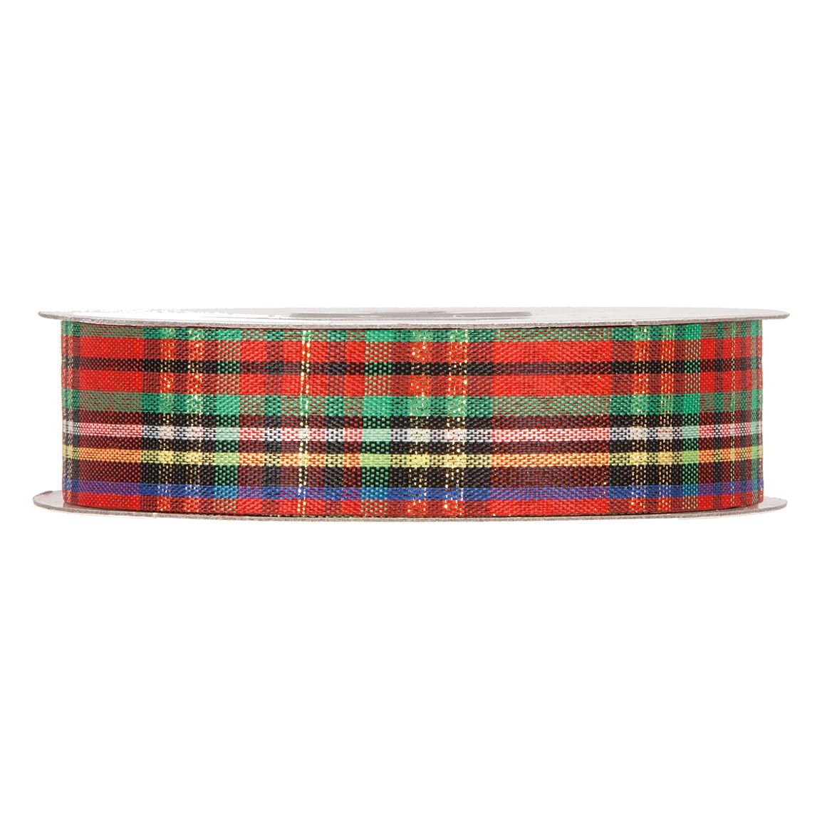 Xmas. Nastri Scozzese Mm40x45mt Red Green