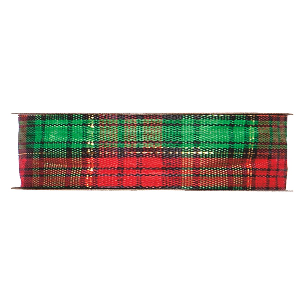 Xmas. Nastri Scozzese Mm40x45mt Red Green