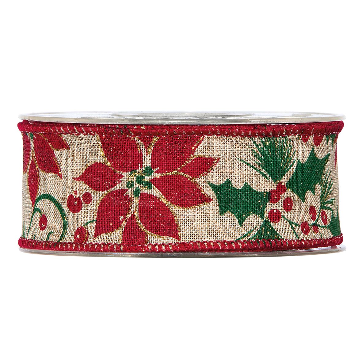 Xmas. Nastri Stella Natale Mm40x10mt