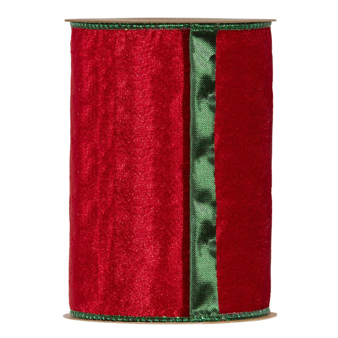 Xmas. Nastri Velvet Xmas Mm140x10mt Bordeaux