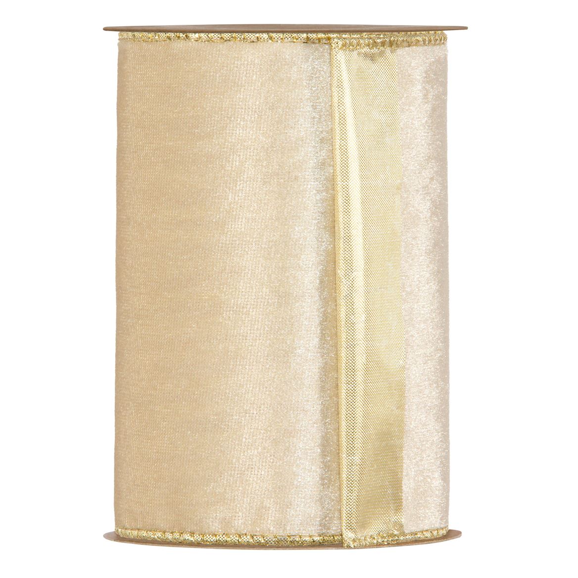 Xmas. Nastri Velvet Xmas Mm140x10mt Cream