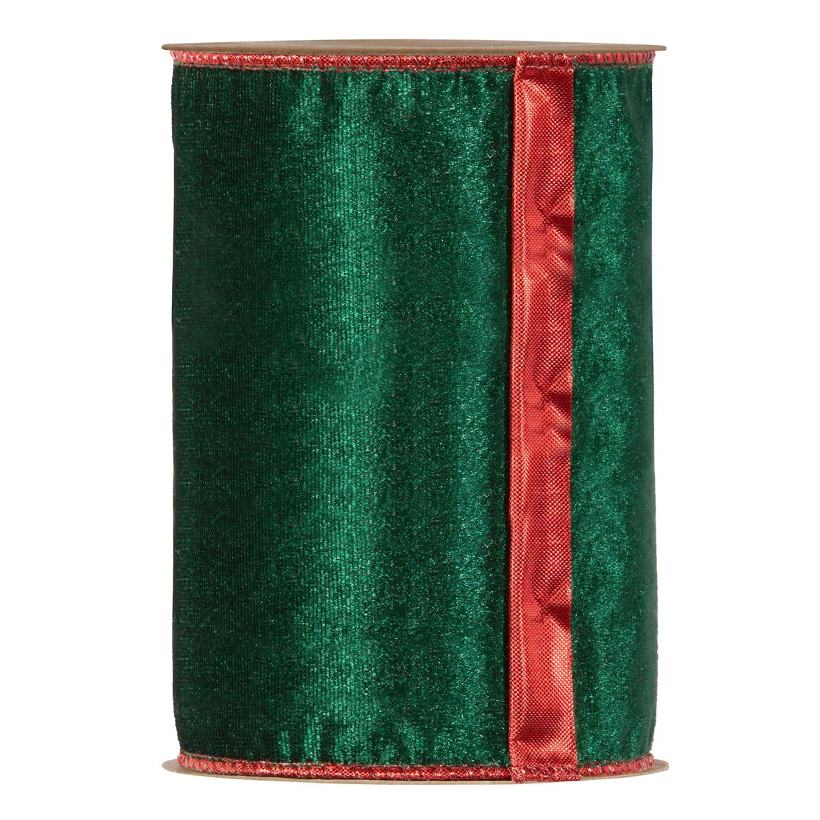 Xmas. Nastri Velvet Xmas Mm140x10mt Dark Green