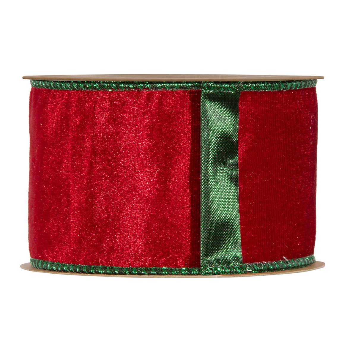 Xmas. Nastri Velvet Xmas Mm63x10mt Bordeaux