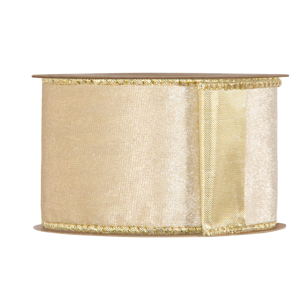 Xmas. Nastri Velvet Xmas Mm63x10mt Cream