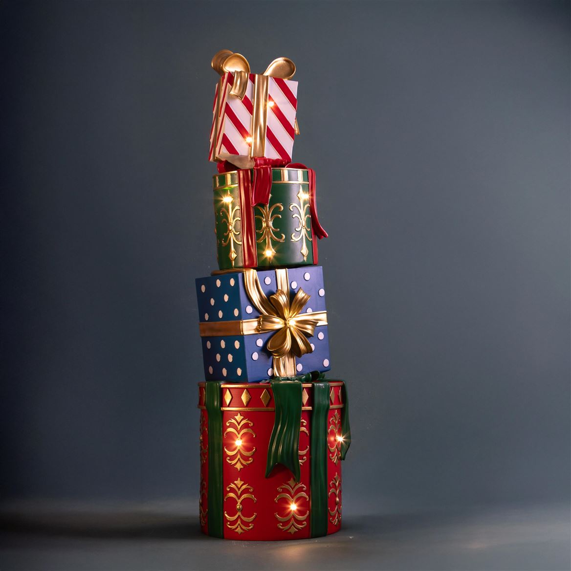 Xmas. Pacchi Regalo 23xh.71,2 Cm Led - Multicol