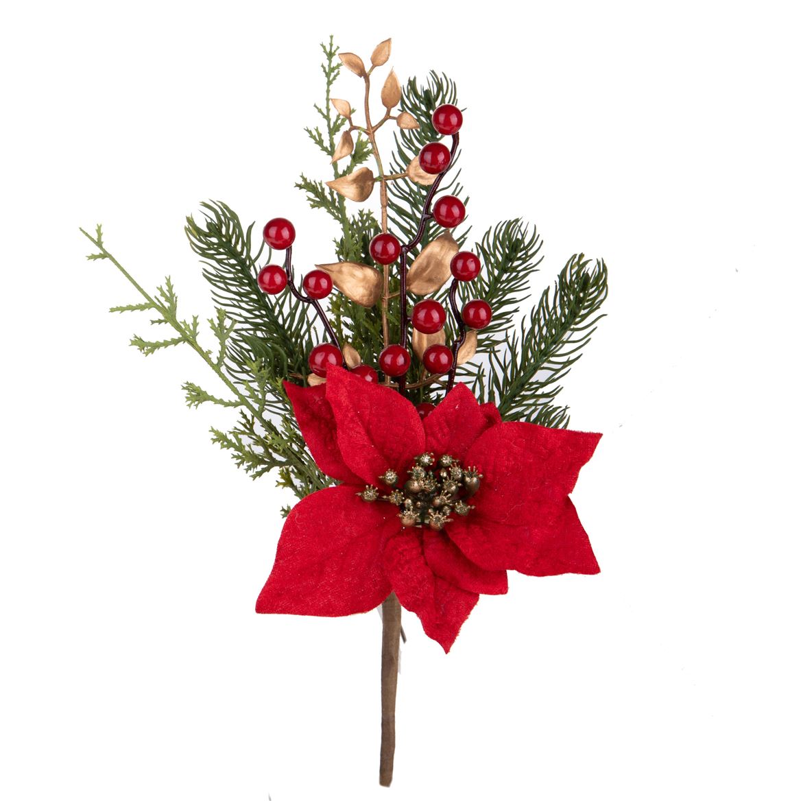 Xmas. Pick Stella Natale 34cm - Red