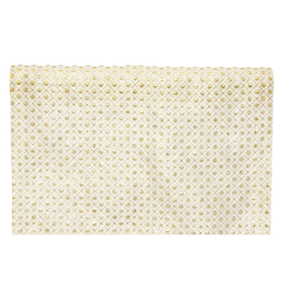 Xmas. Runner Alabaster Cm30x2,5mt Gold