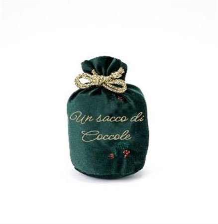 Xmas. Sacco Velluto 10x17cm - Verde