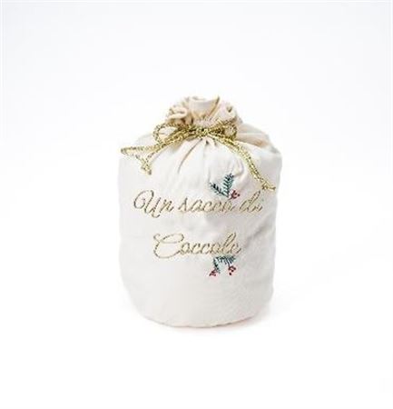Xmas. Sacco Velluto 22x34cm - Crema