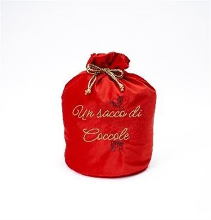 Xmas. Sacco Velluto 22x34cm - Rosso