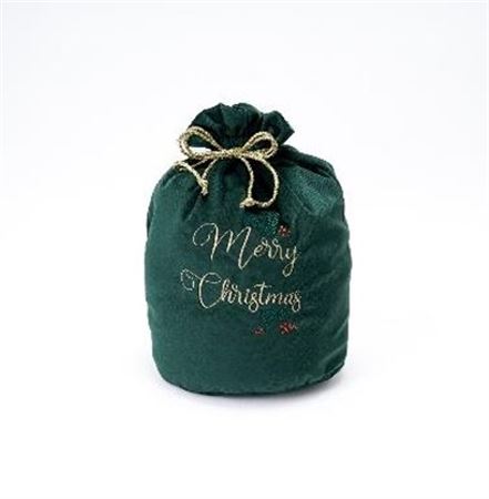 Xmas. Sacco Velluto 22x34cm - Verde