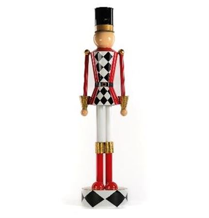 Xmas. Schiaccianoci Scacchi Metal 90cm