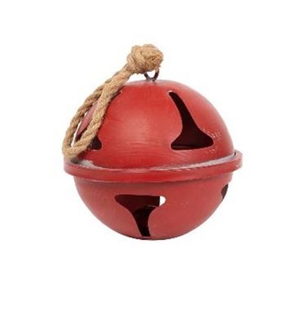 Xmas. Sfera Metal 23x23cm - Rosso