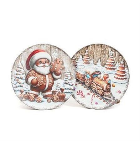 Xmas. Sottopiatto D.33cm Candy Assortiti