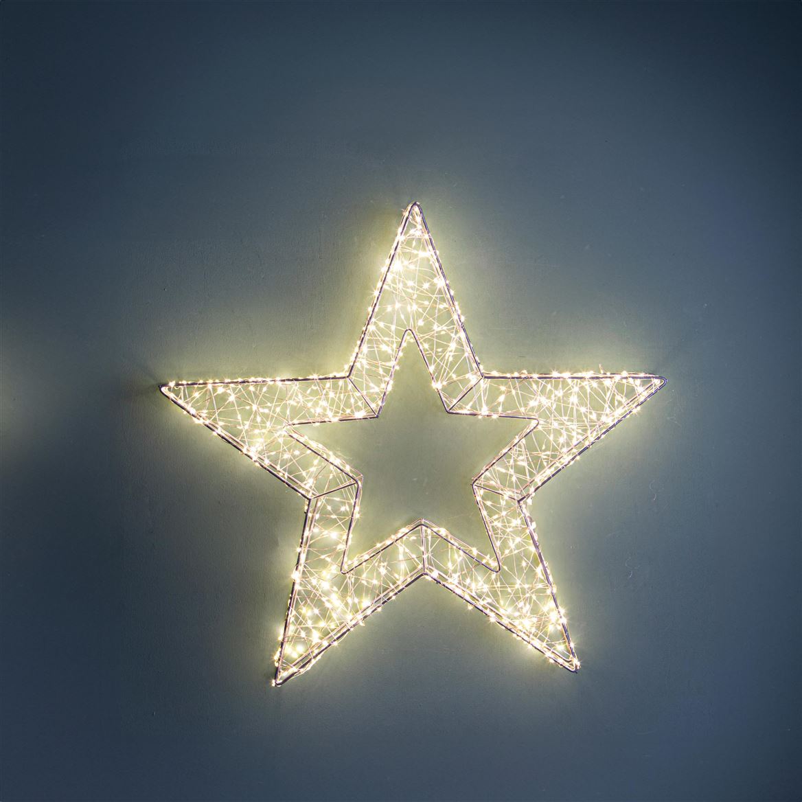Xmas. Stella Natalizia 40cm 600led - Luce Calda