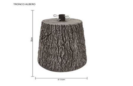 Xmas. Tronco Albero Marrone 35cm - Alberi 150-180