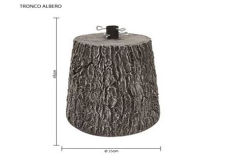 Xmas. Tronco Albero Marrone 45cm - Alberi 210-240