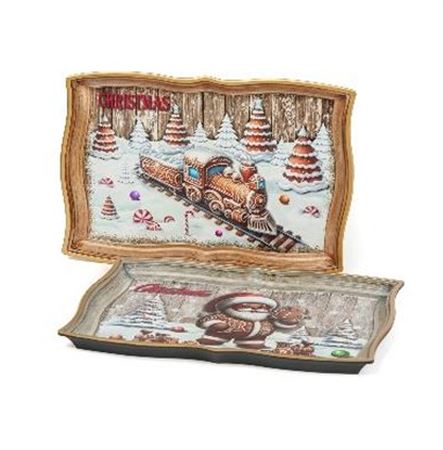 Xmas. Vassoio 43x32x3cm Candy Assortiti