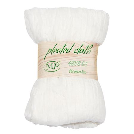 Tessuti. Plissettato Cm90 X 3m - White