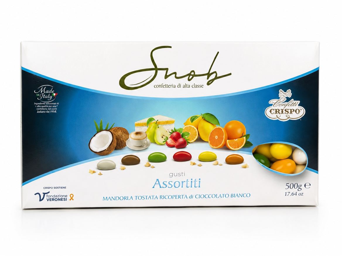 Wedd. Confetti Snob Gusti E Col. Assortiti - 500g