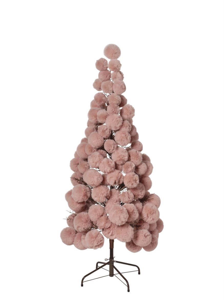 Xmas. Albero Pelouche H180cm - Old Pink