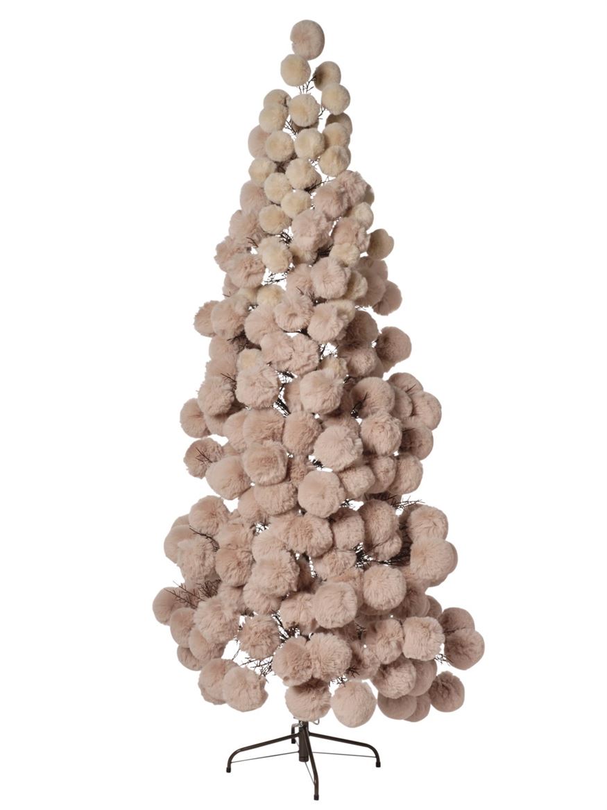 Xmas. Albero Pelouche H240cm - Beige