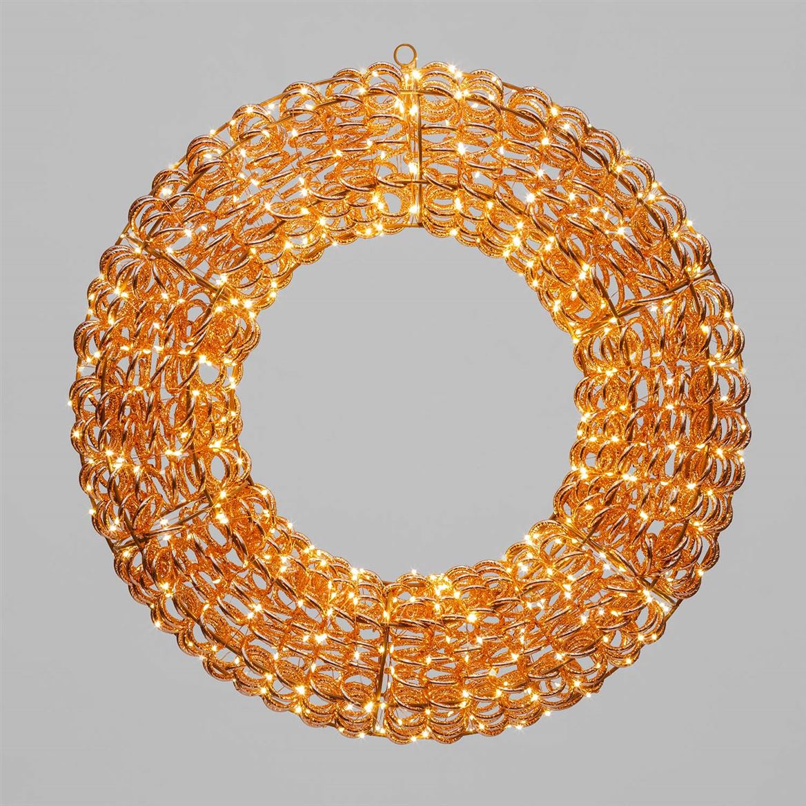 Xmas. Corona D.60cm Rgm Rose Gold 720 Microled