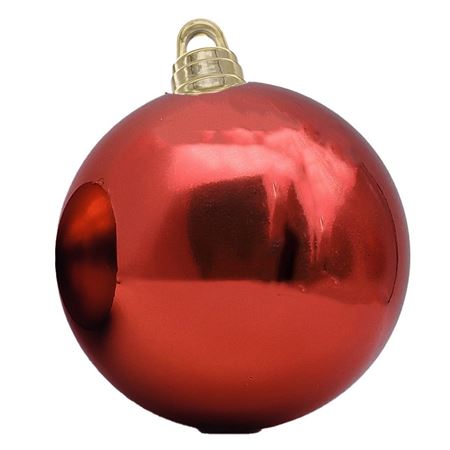 Xmas. Box Sfera Lucida 30cm - Rosso