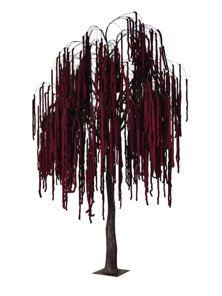 Xmas. Pianta Struttura Amaranthus 300cm - Bordeaux