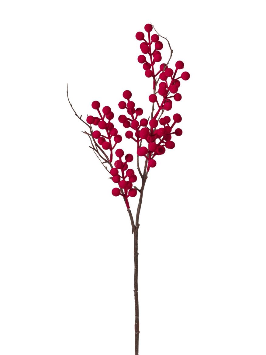 Xmas. Ramo Bacche Cm78 - Red
