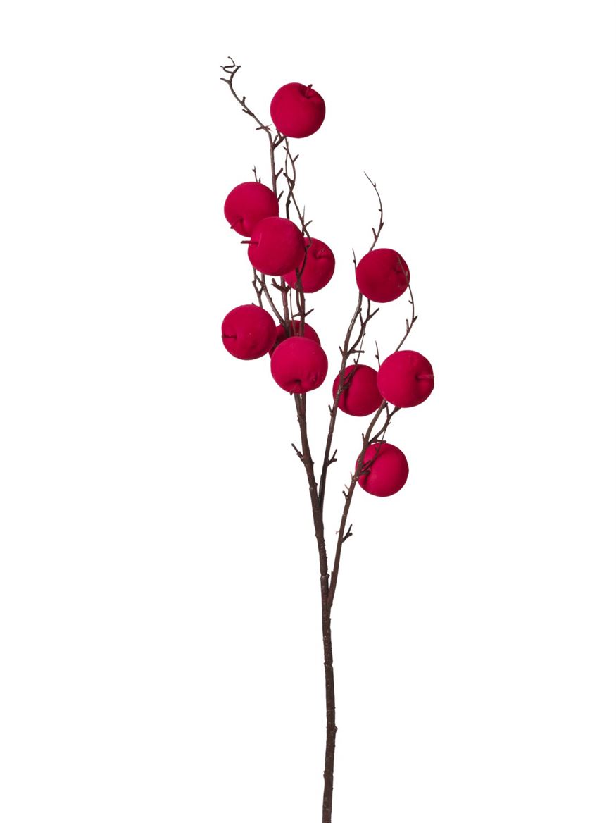 Xmas. Ramo Mele Cm90 - Red