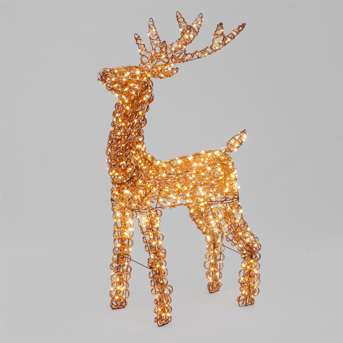 Xmas. Renna H96cm Rgm Rose Gold 600 Microled