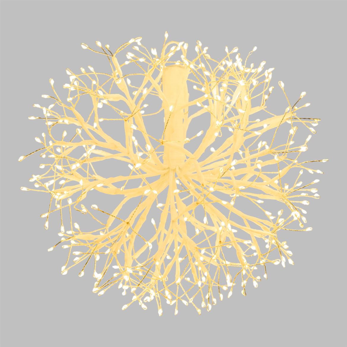 Xmas. Sfera Rich Bianco D50cm 912 Microled