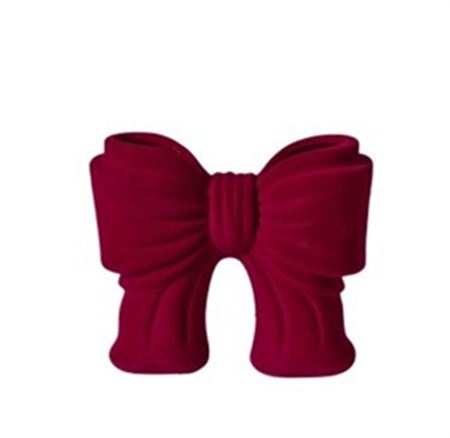 Xmas. Vasi Ceramica. Fiocco Velluto 30x11x25 - Bur