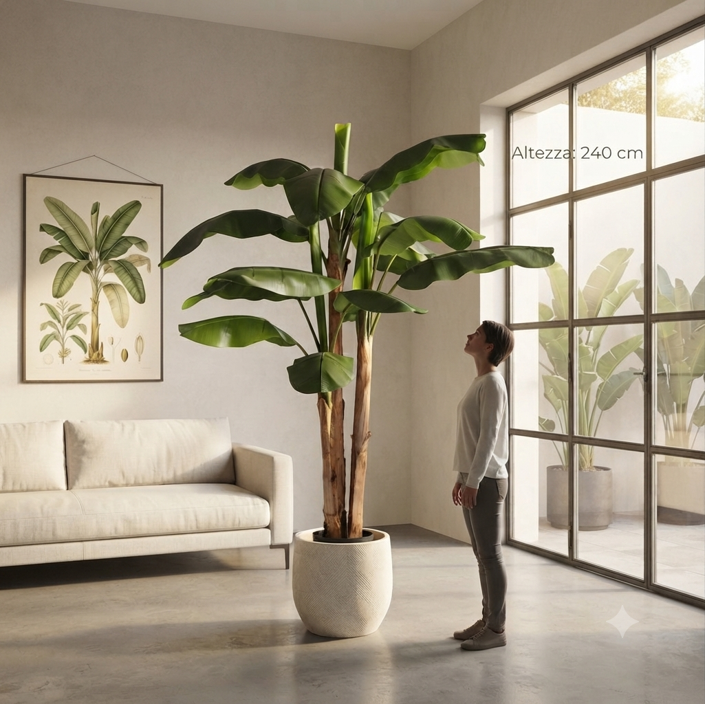 Art. Pianta Banano 240cm In Vaso