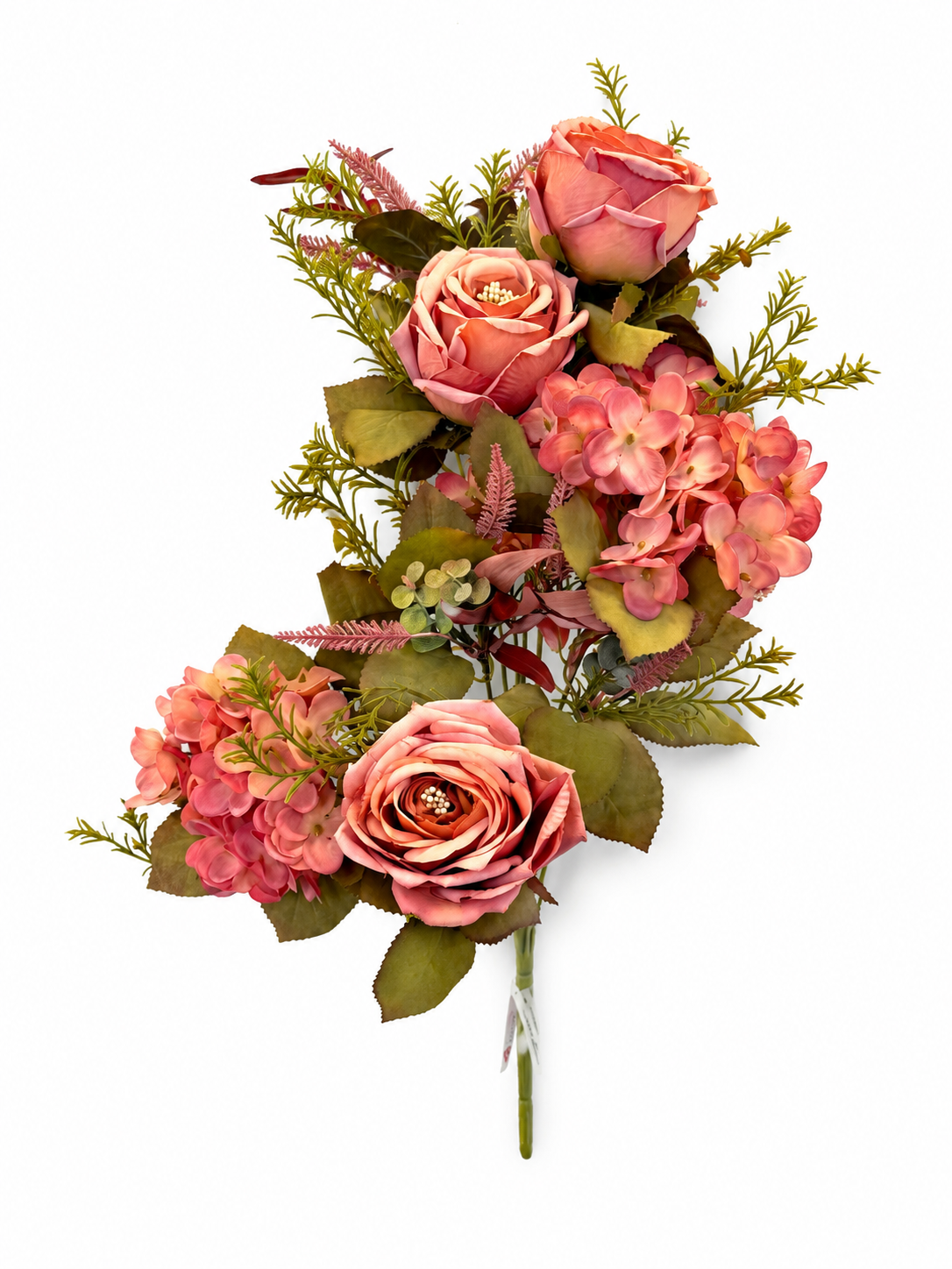 Art. Mazzo Ant. Frontale Rose X10 Cm 55 - Old P