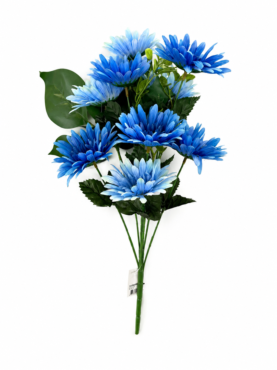 Art. Mazzo Bush Gerbera X9 42cm - T.t. Blue