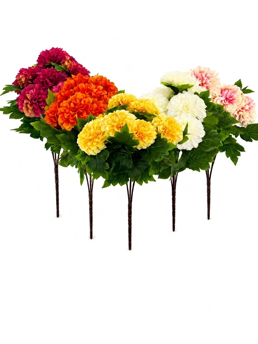 Art. Mazzo Marigold Bush X9 49cm - Beauty