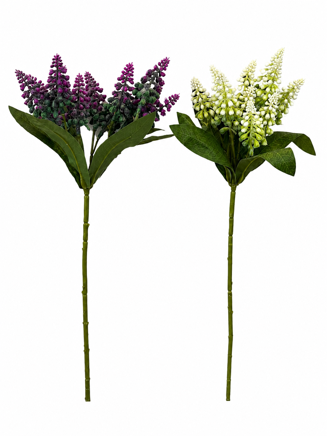 Art. Mazzo Muscari Bush 43cm - White