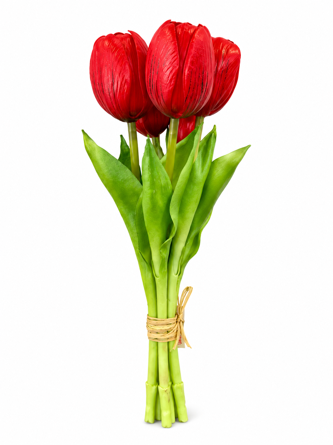 Art. Mazzo Tulipano X5 Cm12x12x28 Red