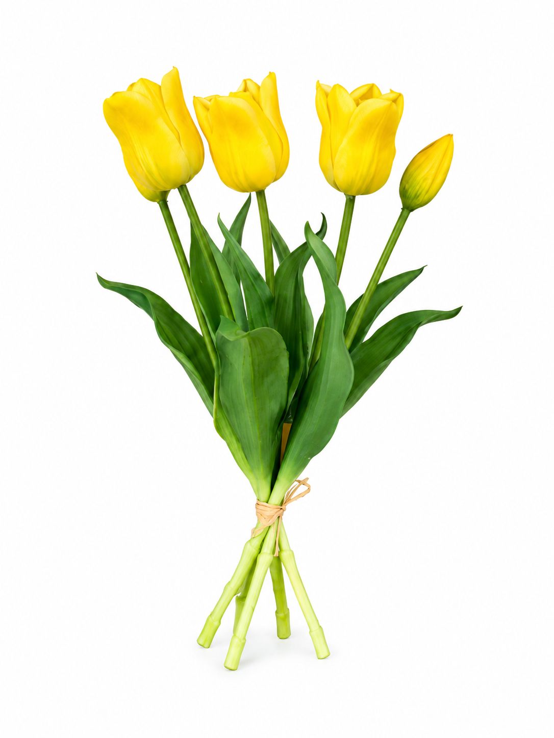 Art. Mazzo Tulipani X5 34cm - Yellow